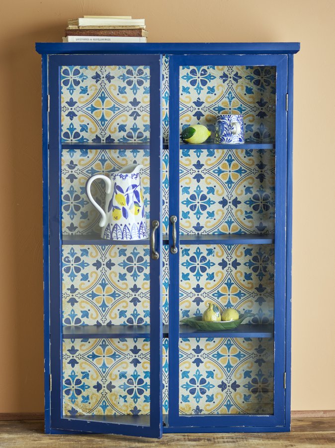 CREATIVE COLLECTION Hazem Skab, Bl, Fyrretr