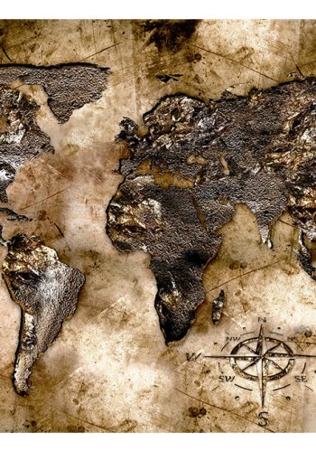 Fototapet - Old world map