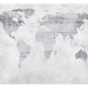 ARTGEIST Fototapet - Concrete Map, verdenskort lavet i beton (flere strrelser)