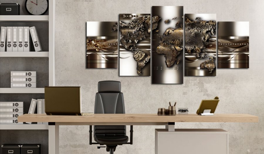 ARTGEIST verdenskort, 5-delt - Non nova, sed nove - Flere strrelser