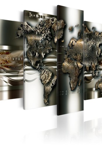 ARTGEIST verdenskort, 5-delt - Magnum opus - Flere strrelser