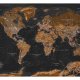 ARTGEIST Fototapet - World: Stylish Map, eksklusivt verdenskort (flere strrelser)
