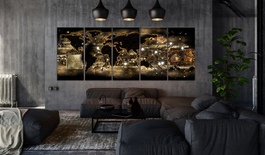 ARTGEIST verdenskort - World at Night - Flere strrelser