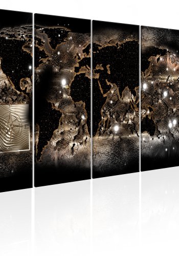 ARTGEIST verdenskort - Earth Glow - Flere strrelser