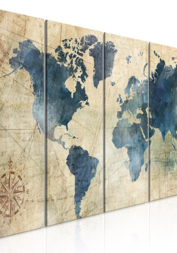 ARTGEIST verdenskort - Retro Map Narrow - Flere strrelser