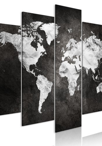 ARTGEIST verdenskort - Dark World Wide - Flere strrelser