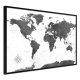 ARTGEIST Plakat med ramme - The World in Black and White