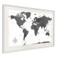 ARTGEIST Plakat med ramme - The World in Black and White