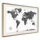 ARTGEIST Plakat med ramme - The World in Black and White