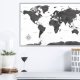 ARTGEIST Plakat med ramme - The World in Black and White
