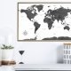 ARTGEIST Plakat med ramme - The World in Black and White