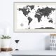 ARTGEIST Plakat med ramme - The World in Black and White