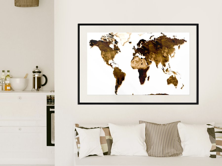 ARTGEIST Plakat med ramme - Our World