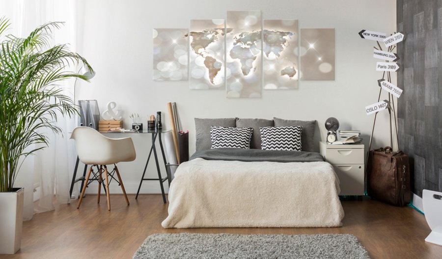 ARTGEIST verdenskort - Lux Mundi - Flere strrelser