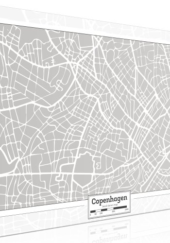 Danmarkskort Billede - Capital of danmark (1 Part) bred