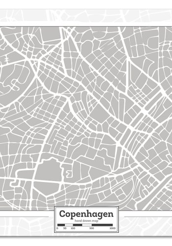 Danmarkskort Billede - Capital of danmark (1 Part) bred