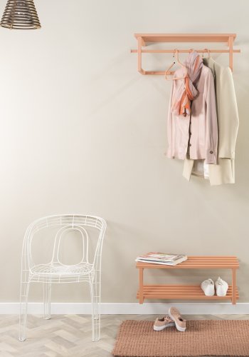 SPINDER DESIGN Rizzoli/Marco Color Edition skohylde, m. 2 hylder - clay terra stl (B:71)