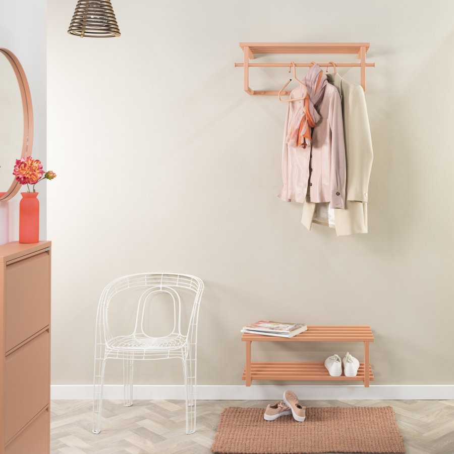 SPINDER DESIGN Rizzoli/Marco Color Edition skohylde, m. 2 hylder - clay terra stl (B:71)