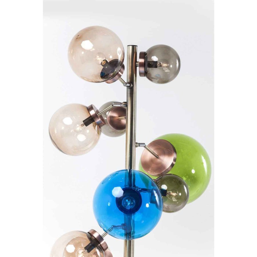 KARE DESIGN Balloon Colore LED gulvlampe - multifarvet akryl/kobber stl