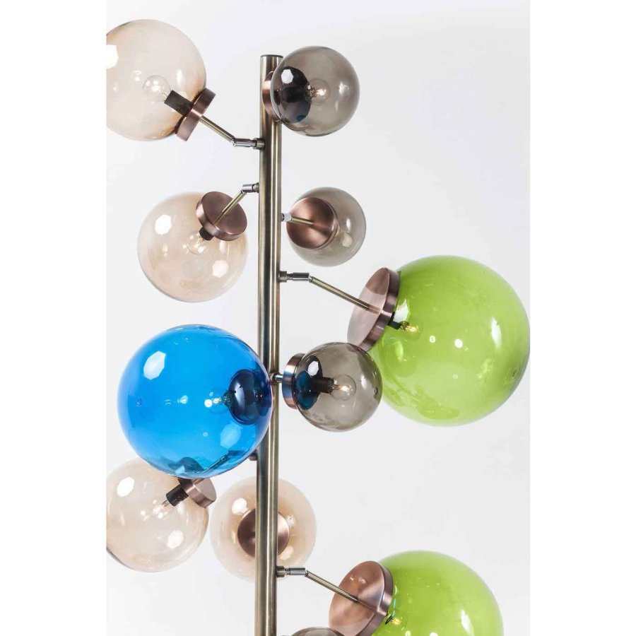 KARE DESIGN Balloon Colore LED gulvlampe - multifarvet akryl/kobber stl