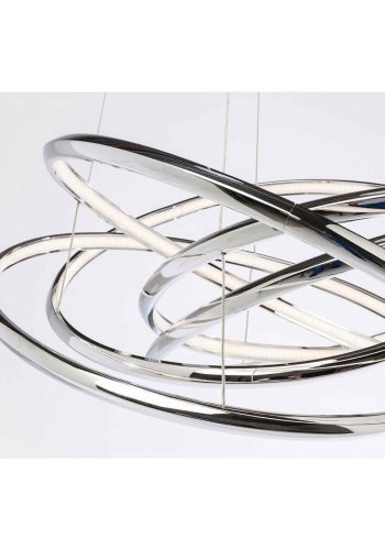 KARE DESIGN Saturn LED Chrome Big loftlampe - slv aluminium