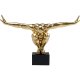 KARE DESIGN Athlete XL Gold figur - guld/sort polyresin/marmor