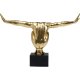 KARE DESIGN Athlete XL Gold figur - guld/sort polyresin/marmor