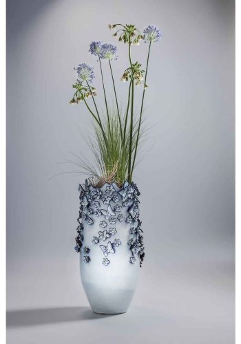 KARE DESIGN Butterflies vase - lyseblt stentj ( 28)