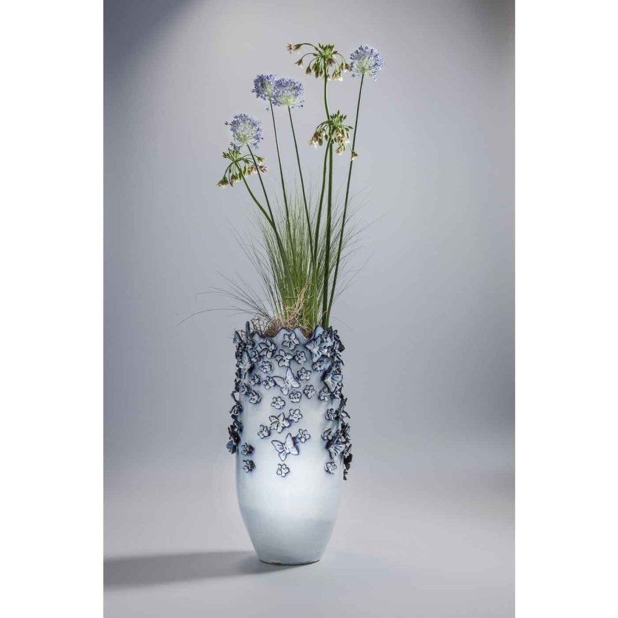 KARE DESIGN Butterflies vase - lyseblt stentj ( 28)