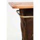 KARE DESIGN Lady Rock bardisk - brunt stof