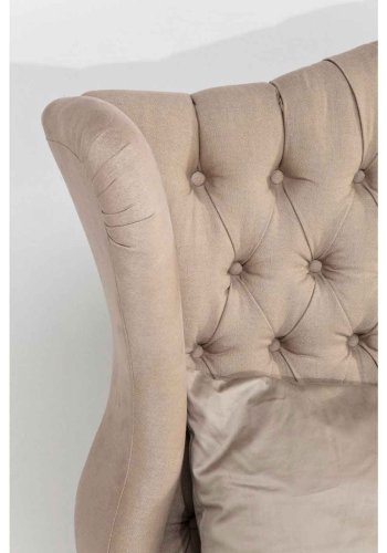 KARE DESIGN Bed City sengeramme - sand stof, 160x200