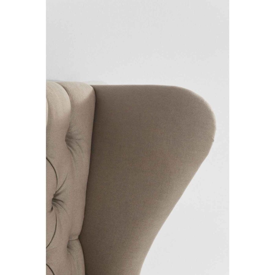 KARE DESIGN Bed City sengeramme - sand stof, 160x200