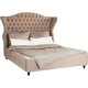 KARE DESIGN Bed City sengeramme - sand stof, 160x200