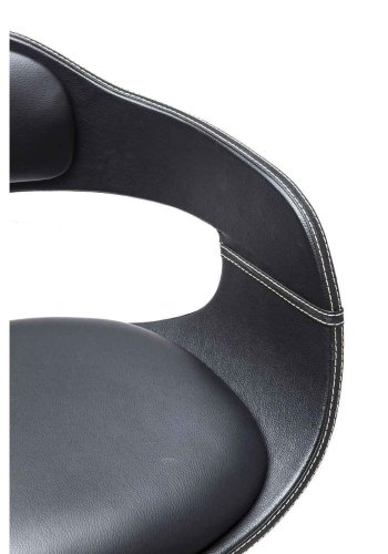 KARE DESIGN Costa barstol - sort lder PU, tr og stl