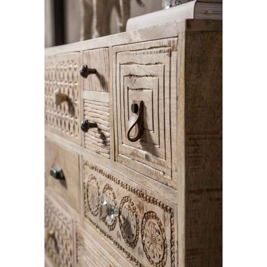 KARE DESIGN Puro kommode - mangotr, m. 14 skuffer