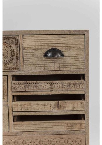 KARE DESIGN Puro kommode - mangotr og MDF, m. 10 skuffer