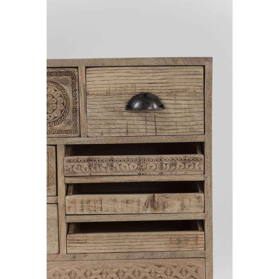 KARE DESIGN Puro kommode - mangotr og MDF, m. 10 skuffer