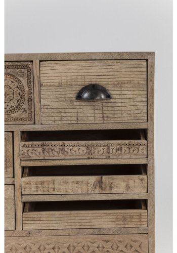 KARE DESIGN Puro kommode - mangotr og MDF, m. 10 skuffer