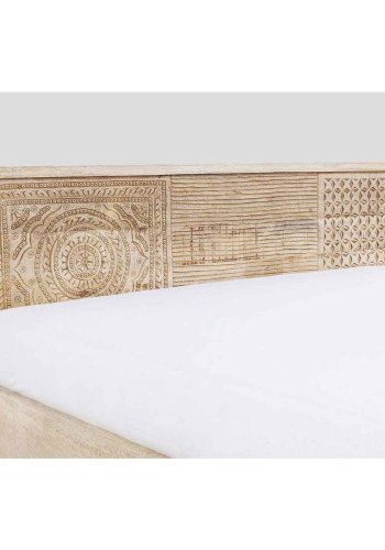 KARE DESIGN Puro sengeramme - natur mangotr (160x200)