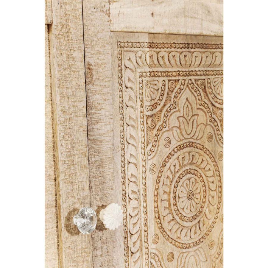 KARE DESIGN Puro garderobeskab - mangotr, m. 2 lger