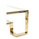 KARE DESIGN Gold Rush sofabord - glasplade og guld stl (120x120)