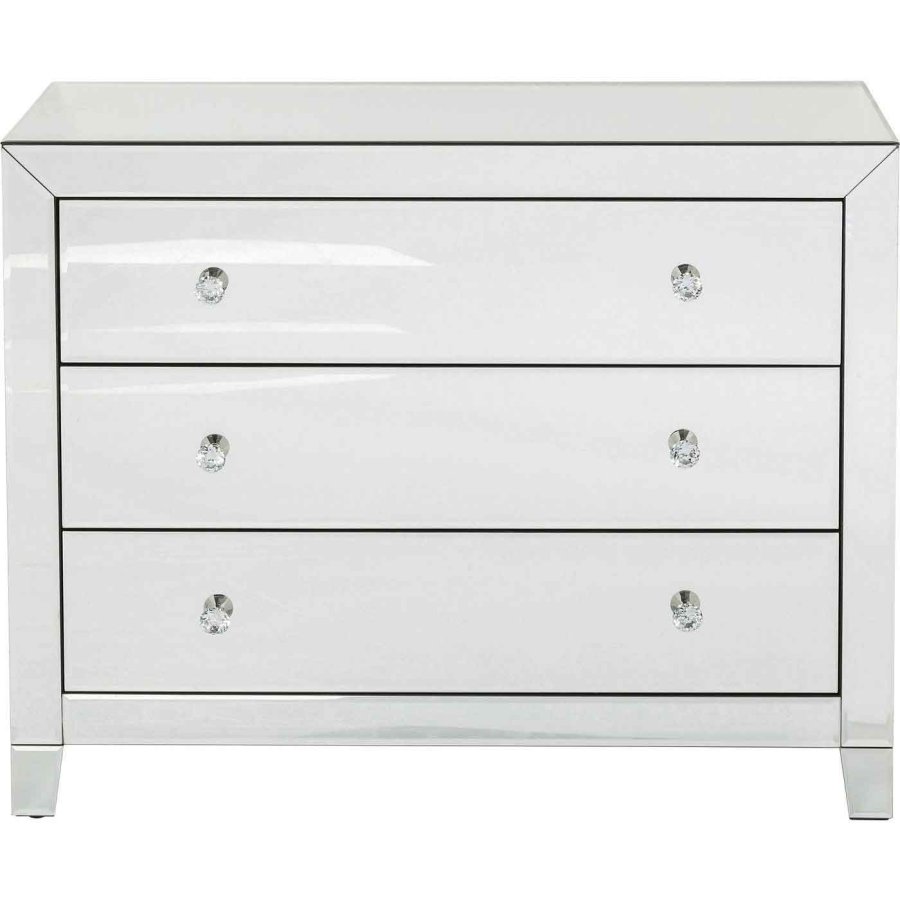 KARE DESIGN Luxury kommode - spejlglas, m. 3 skuffer