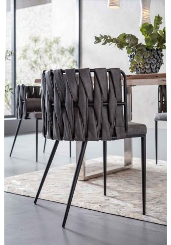 KARE DESIGN Spisebordsstol med armln Cheerio incl. pude 