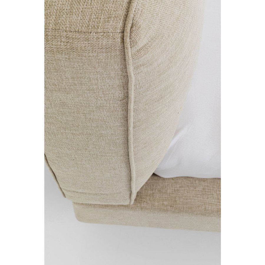 KARE DESIGN East Side sengeramme - beige bomuld/stof (180x200)