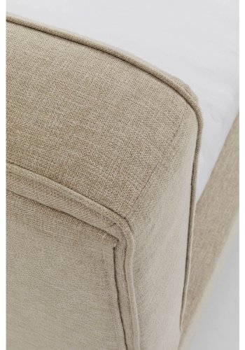 KARE DESIGN East Side sengeramme - beige bomuld/stof (180x200)
