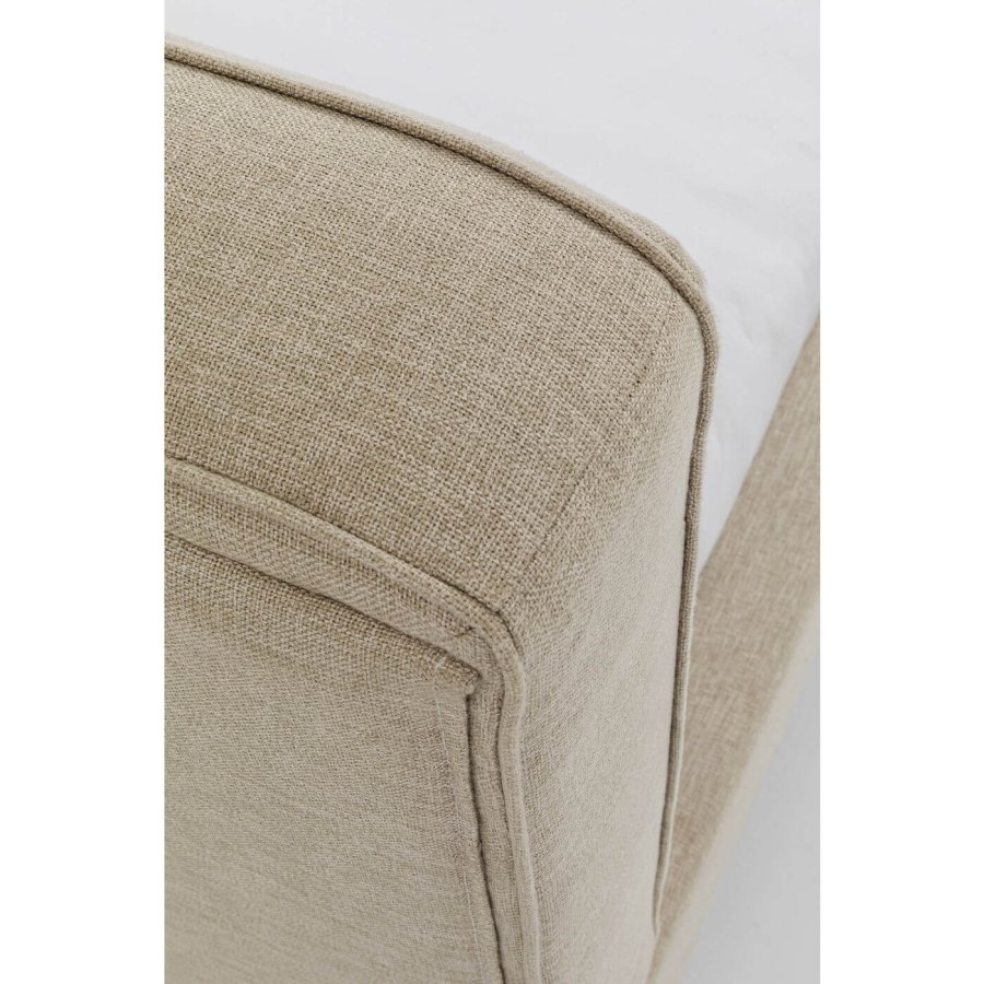 KARE DESIGN East Side sengeramme - beige bomuld/stof (180x200)