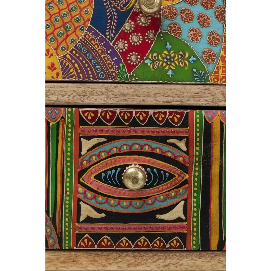 KARE DESIGN Paradise kommode - multifarvet mangotr og MDF (68x30)