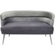 KARE DESIGN Sandwich sofa - gr/slv polyester/stl
