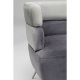 KARE DESIGN Sandwich sofa - gr/slv polyester/stl