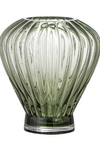 CREATIVE COLLECTION Reeve Vase, Grn, Glas